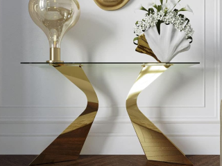 KREDENCE XHAM+GOLD 140*40*80 PER KORIDORE