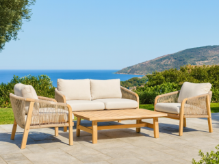 GARDEN SET RIMINI SOFA DTB213311AB-DTT202254 2+1+1+TABLE