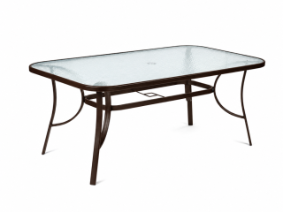 TAVOLINE KOPSHTI 200X100 ME XHAM , KAFE BH-1