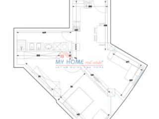 Apartament 1+1 ne shitje Twister Palace ne Don Bosko ne Tirane